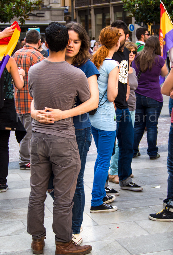 love among the protesters