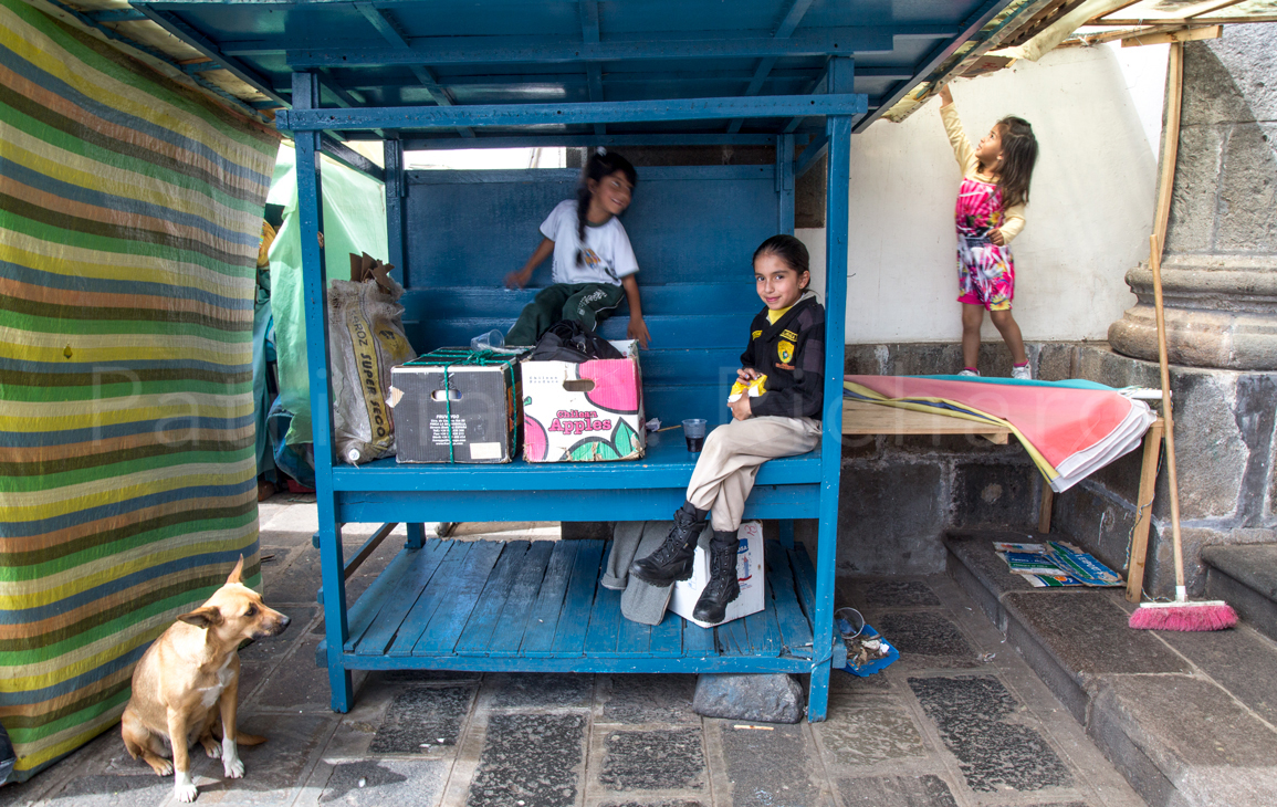 outside the church el quinche
